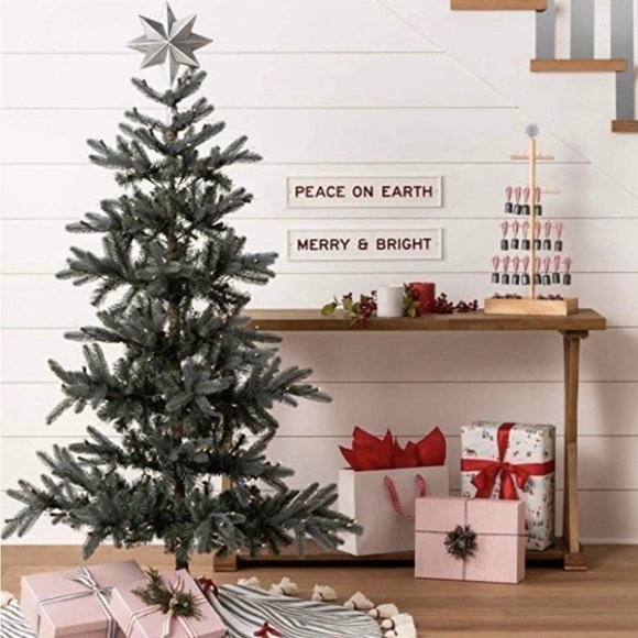 RETIRED Beautiful Hearth and Hand Metal Star Christmas Tree Topper - Picture 3 of 6